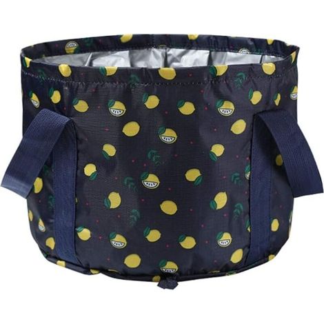 Seau Pliaable - 21 L - Nylon Imperméable - Tissu Oxford - Pour Camping Pêche Randonnée Plage Jardin (1/4)