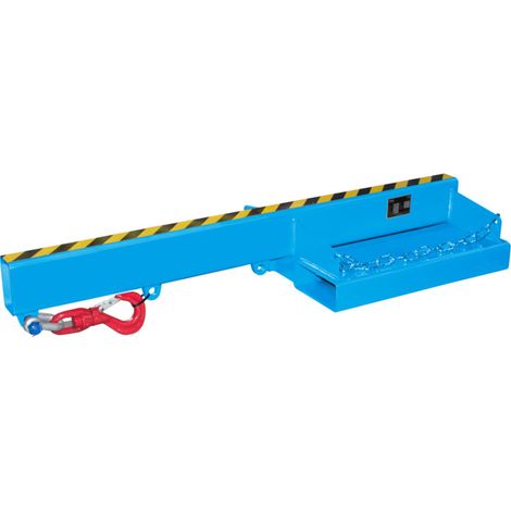 Bras de levage Bauer Südlohn LA 1600-5,0, laqué, bleu clair
