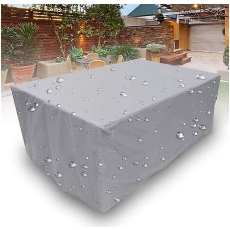Garden cover 330x220x90 cm – Waterproof 210D Oxford fabric – UV and snow protection – Tear resistant – Storage bag included (1/5)