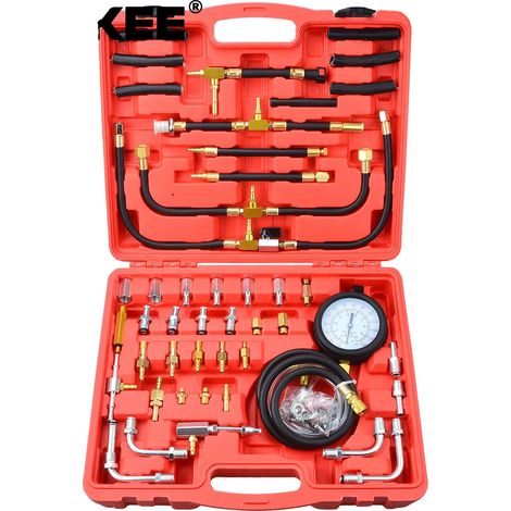 Testeur de pompe d'injection de carburant, kit d'outils de diagnostic, manomètre de test de pression (1/5)