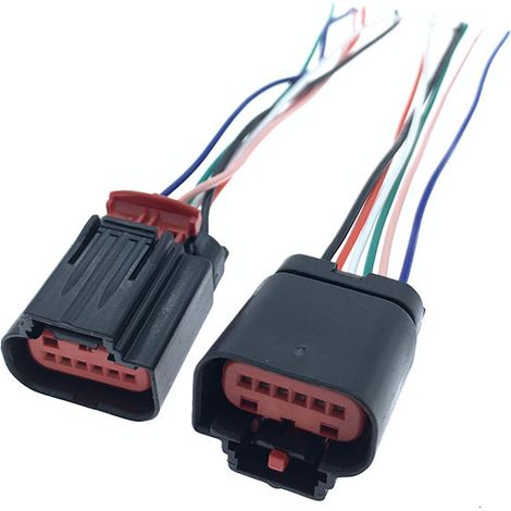 Compatible with Ford Focus, Mondeo, Fiesta, and Edge electronic throttle body and air flow meter plugs (1/4)