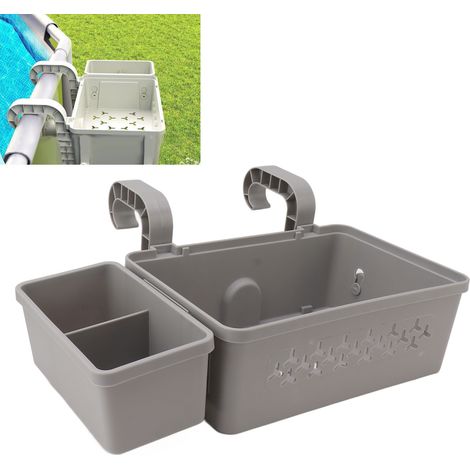 Panier de Rangement pour Piscine Support Mural Panier de Stockage pour Accessoires de Piscine-AUTRES (1/5)