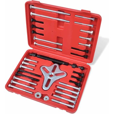 vidaXL Set herramientas extractoras de balanceadores armónicos, 45 piezas (1/4)
