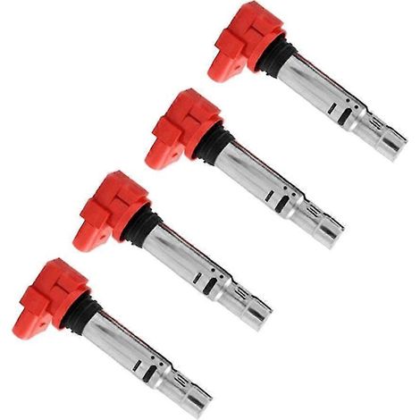 bobines d'allumage pour A4 Golf 1.6FSI, 1.4TSI, 1.4TFSI (référence 036905715) - Accessoires rouges