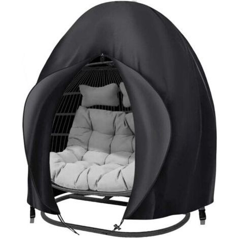 Housse Oeuf Suspendu Extérieur 200230 Deux Personnes Fauteuil Suspendu Couverture Imperméable Protection pour œufs Chaise pour Mobilier Balancelles de Jardin (1/4)