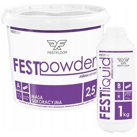 FESTFLOOR LIFE 3,5 kg - microcemento per pavimenti (1/3)