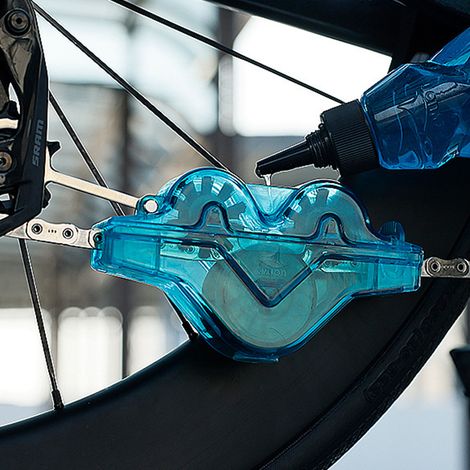 Nettoyeur de chaîne de vélo, outil de nettoyage de chaîne de bicyclette pour vélos de montagne et de route (1/5)