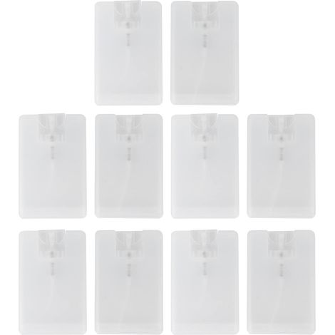 Sollbry 10 Pièces 20 Ml Carton Vaporisateur De Parfum Carte De Crédit Portable Mini Vide Vaporisateur Atomiseur Bouteille Fine Brume Vaporisateur Vide Plat Atomiseur Pompe (1/5)