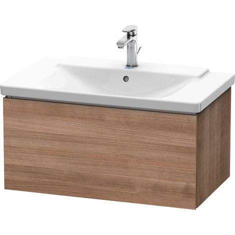Duravit L-Cube Mueble de pared, ancho 820mm, profundidad 481, 1 extraíble, se ajusta a la medida. Artículos 233285, 233385 y 233485, color: Cerezo del Tesino - LC614707373 (1/4)