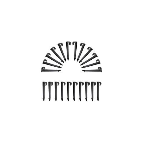 Lot de 50 fixations pour tuyau d'arrosage Noir (1/5)