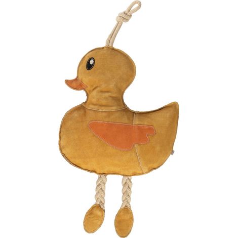 giallo - Gioco per cavalli 70 cm a forma di anatra con corda