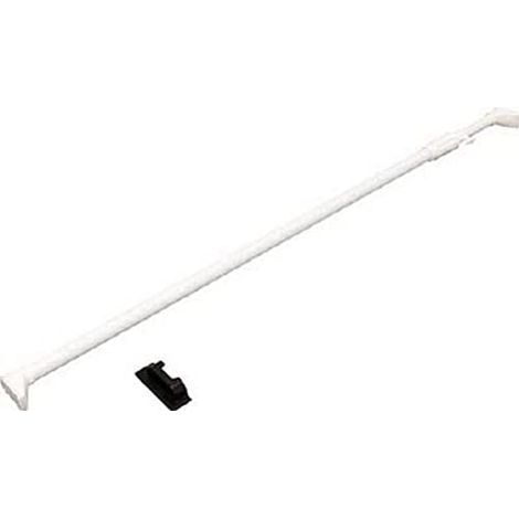 Iris Ohyama, Barra telescopica Senza Perforazione, Multifunzionale, 110-190 cm, senza foratura, bagno, spogliatoio - Telescopic Stick H-NPJ-190 - Bianco