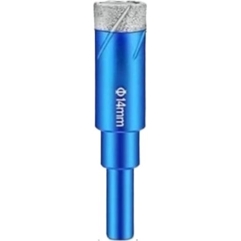Jeu de forets diamantés de 14 mm pour carrelage,marbre,verre et céramique Perçage à sec (1/5)