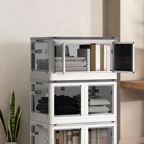 Armoire de rangement pliable en PP 60 x 42 x 34 cm (1/5)