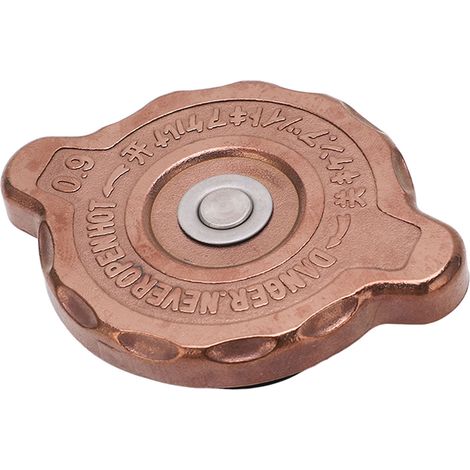 Couvercle de réservoir de carburant diesel en alliage d'aluminium, étanche, protection du réservoir d'eau du moteur pour excavatrice/chargeuse, couleur or rose, milieu (1/5)