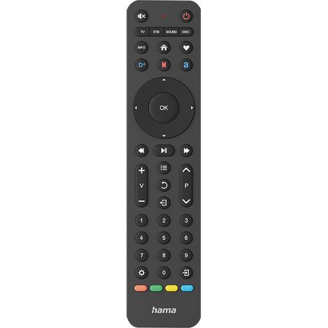 Hama Universalfernbedienung TV Infrarot Pr 4 App Keys (1/5)