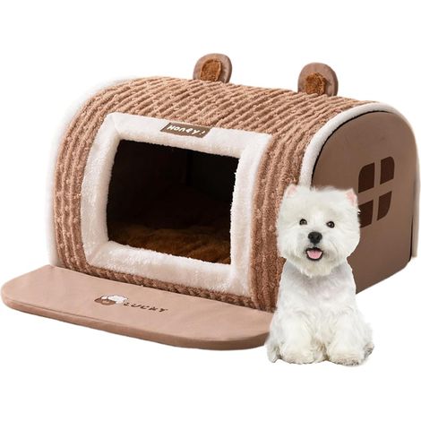Dog House Comfort Warm Kennel Medium Cat Sleeping Tent for Small (1/5)