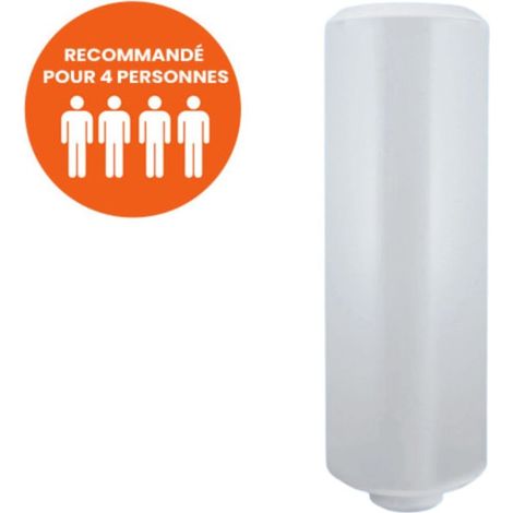 [JAMAIS UTILISE] Chauffe-eau électrique 200L stéatite vertical mural monophasé – Cuve acier émaillé avec anode magnésium – Résistance protégée contre l'entartrage (1/5)