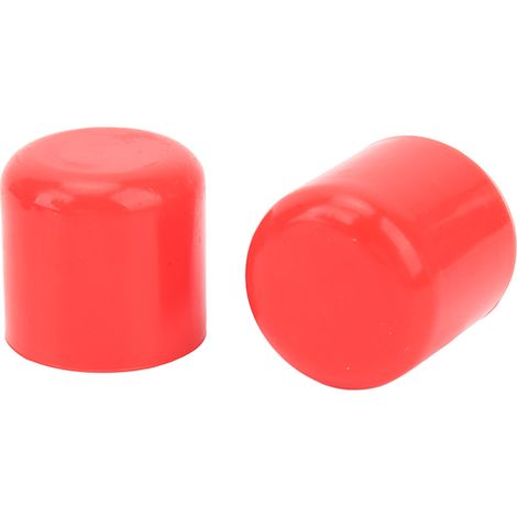 Lot de 5 bouchons en silicone rouge de 30 mm, flexibles et résistants à l'usure, pour tuyau d'aspiration universel. (1/5)