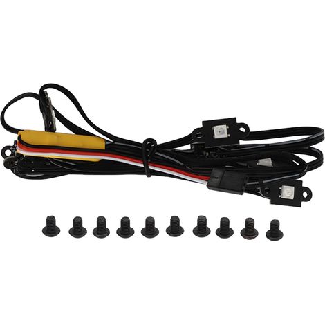 Châssis voiture RC LED multicolore, lampe sous-caisse lumineuse pour crawler 1/10, 6-10V, kit éclairage décoratif (1/5)