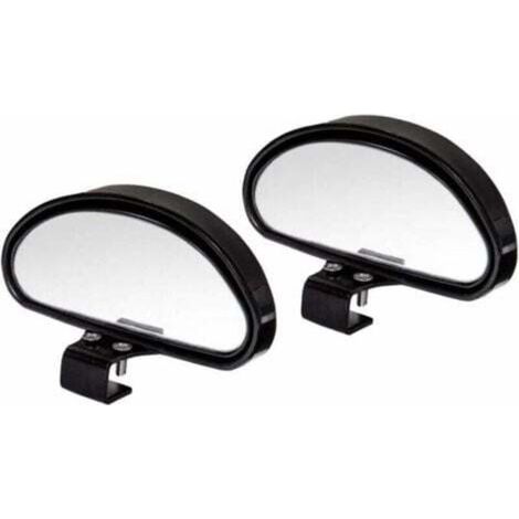Supervised Driving Rearview Mirror, Blind Spot Mirror, Blind Spot Mirror, Supervised Driving Rearview Mirror for All Cars - Adjustable Angle Convex Mirror (2 Pcs - A)
