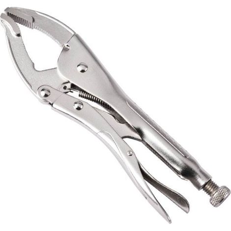 Pince étau multifonction à lames rondes force de serrage 590 kg pour serrage robuste et polyvalent (1/2)