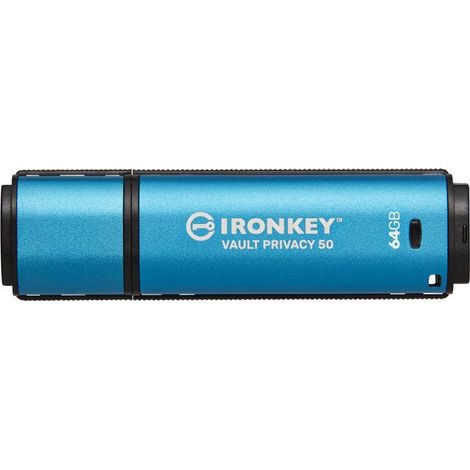 KINGSTON 64 GB IronKey Vault Privacy 50 AES-256 verschlüsselt, FIPS 197 (1/5)