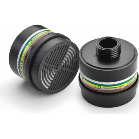 Filtro A2B2E2K2P3 para máscaras de protección clase 2 SAFETOP                 Plástico