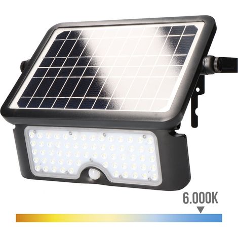 edm Applique LED solaire noire 10W 1150 lumens (1/9)