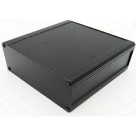 Boîtier dissipateur RS PRO en Aluminium extrudé, 300 x 100 x 175mm, Noir IP40 ( Prix pour 1 )