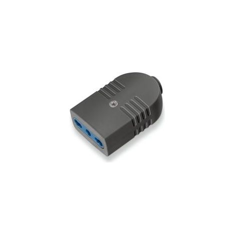 Presa mobile 2p t 16a tecnopolimero nero scame 104.4013 n