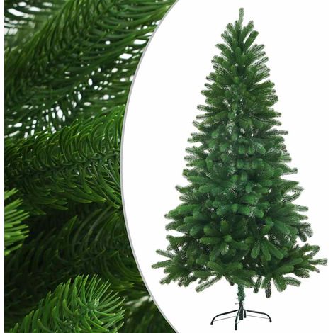Arbre de Noël Sapin de Noël artificiel aiguilles réalistes 150 cm vert (1/5)