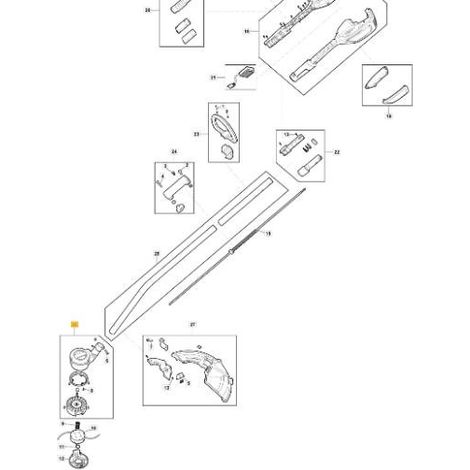 ORIGINAL STIGA LT 40 Li MOTORBAUGRUPPE – 118811036/0