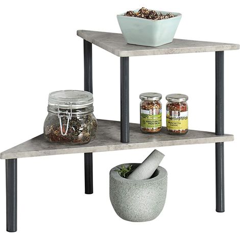 Kesper Scaffale da cucina grigio 53 x 38 x 38 cm moderno (1/2)