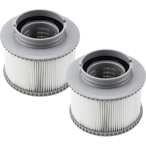 Filtre de Rechange pour Mspa FD2089 Compatible avec Toutes Les Cartouches Filtrantes MSpa Actuelles et Les Piscines Filtre Spa Gonflable (Version Améliorée) Lot de 2 (1/5)