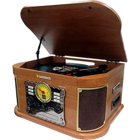 Gira-discos Sunstech PXRC52CD FM/AM Bluetooth