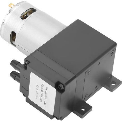 Mini pompe à vide sans huile DC12V 12W – Débit de 80 kPa et 12 L/min pour gaz (1/5)