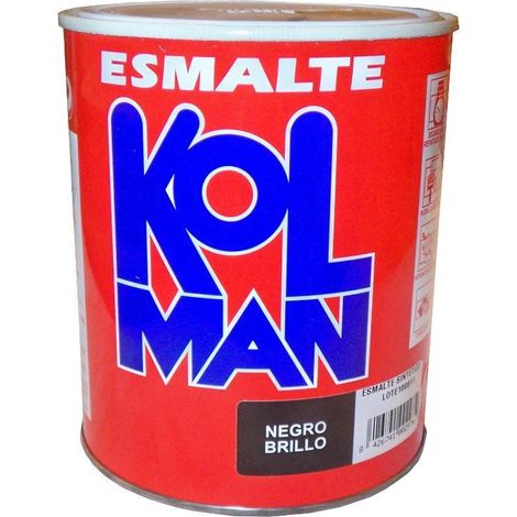 FPLUS baja pintura esmalte sintetico kolman tabaco oscuro 750 ml