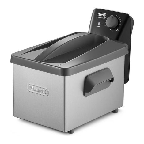 Friteuse électrique indépendante De Longhi F24518CZ 2300 W Noir Acier inoxydable
