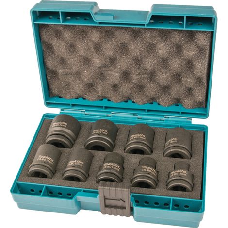 Jeu de douilles à impact Makita 9 unités