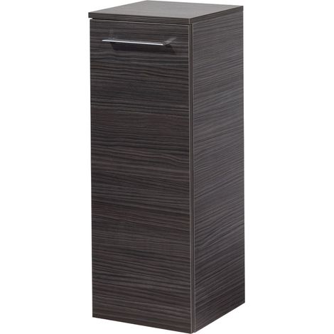FACKELMANN Midischrank B.PERFEKT / Badschrank mit Soft-Close-System / Maße (B x H x T): ca. 30 x 81 x 32 cm / hochwertiger Schrank für das Bad / Korpus: Schwarz / Front: Schwarz / Breite: 30 cm"-"8417 (1/5)