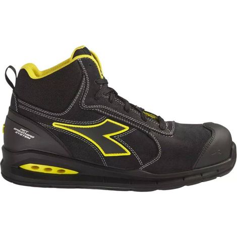 Scarpe antinfortunistiche Diadora Run Net Airbox Master Mid S3 SRC ESD - 35 - Nero (1/5)