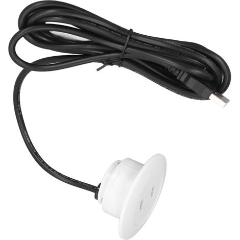 Doppelte USB-Buchse für Sofa – Weiße, eingelassene USB-Ladeanschlüsse für Zuhause (1/5)