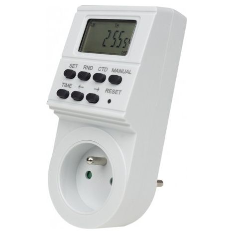 Minuteur électronique hebdomadaire M20354 - Programmable - Numérique - 7 jours - 16 programmes (1/5)