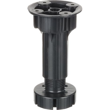 Pata de cocina ajustable de 10 cm (-5/+15 mm) Riex GK30, capacidad de carga 200 kg. (1/2)