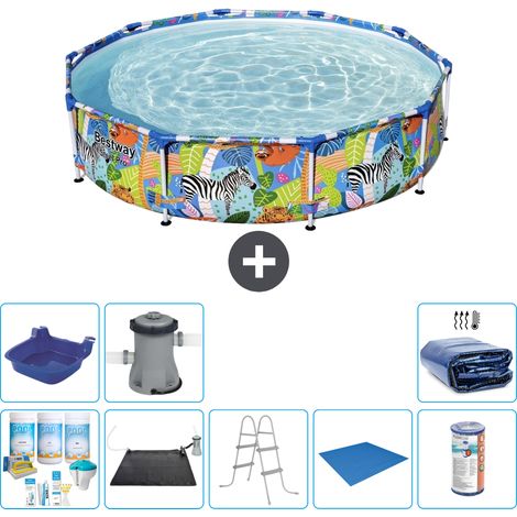 Bestway Bestway Steel Pro Ronde - Jungle - 305x66 cm - 9-pièces S21646 (1/5)