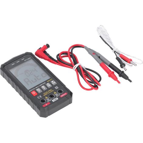 Multimètre numérique HT126A, 4000 points, mesure précise tension AC/DC, courant, résistance, fréquence, capacité (1/5)