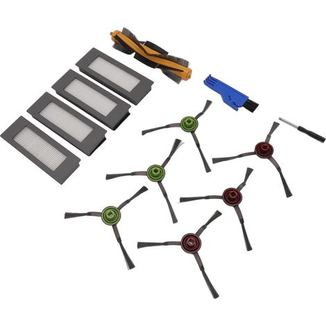 Kit accessoires balayeuse – brosse principale + filtre latéral + tournevis – pour Yeedi VAC / VACmax (1/4)
