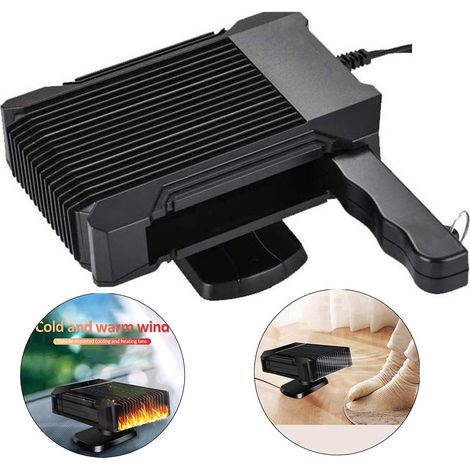 Chauffage Voiture - 12 V - Désembuage Dégivrage - Ventilateur Chauffant Portable - Pour Voiture Camping Voyage - 1 Pièce (1/5)