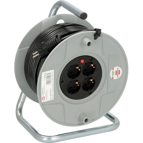 Brennenstuhl 1099160001 Avvolgicavo 50.00 m Nero Spina schuko (1/5)